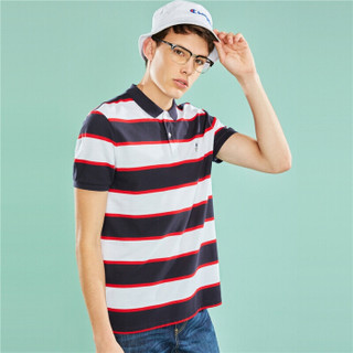 佐丹奴（Giordano） 男装POLO衫 Polo小刺绣修身短袖POLO01019224  09绿/白色 中码(170/96A)