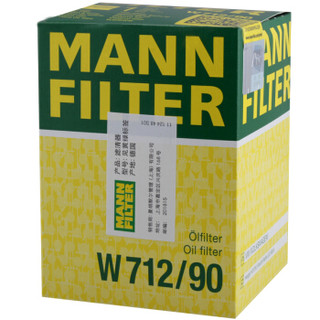 曼牌(MANNFILTER)机油滤清器/机滤/机油滤芯W712/90(宝来/迈腾/速腾/高尔夫6/明锐/晶锐/昊锐/速派)