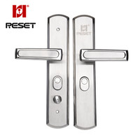 锐赛特（RESET）RST- 255 304不锈钢加厚门把手防盗门把手执手锁 不分左右通用款 5.0mm防撬板+2.0mm面板