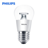 飞利浦PHILIPS LED小球泡 5.5W E27 470lm 透明 2700K 黄光 10只装 可订制