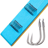 任鸟飞(Rbirdsfly) 鱼钩线组套装 绑好子线双钩成品台钓鱼线套装渔具配件70cm 新关东无刺4#2.0号 RBF068