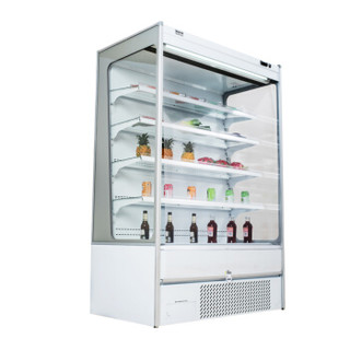 美菱（MELING）1.8米 水果保鲜风幕柜 立式冷藏商用展示冰柜 饮料冷柜MLCF-2.0Y76HR