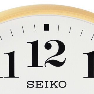 精工（Seiko）时尚创意欧式客厅 居家静音挂 钟挂表