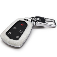 赛邦 SAIBON 凯迪拉克钥匙包 SRX XTS CTS ATS ATS-L 专用真皮钥匙套 男女适用 汽车用品