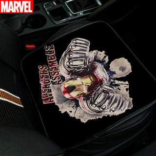 漫威（Marvel）钢铁侠 汽车坐垫单片 四季通用无靠背座垫座套 车用座椅小方垫单座 福克斯卡罗拉速腾朗逸