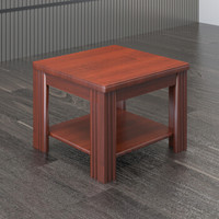 荣将 办公沙发茶几组合简约现代木质沙发商务办公室三人位沙发 短几