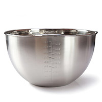 学厨 24cm打蛋盆带刻度加厚烘焙打蛋盘奶油蛋白打发盆和面水果盆