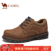 骆驼（CAMEL） 百搭大头时尚休闲男士工装鞋子 A932329030 暗棕 41