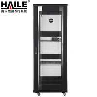 海乐（Haile）服务器网络机柜27U 19英寸标准 宽*深（600*1000mm）1.4米 网孔门 A1-6A27