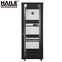 海乐(Haile)服务器网络机柜27U 19英寸标准 宽*深(600*1000mm)1.4米 网孔门 A1-6A27