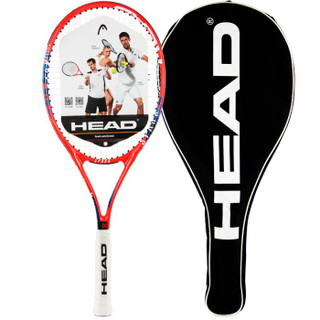 海德HEAD网球拍 Spark elite网拍 赠避震器 手胶 护腕 网球2个 已穿线橙红