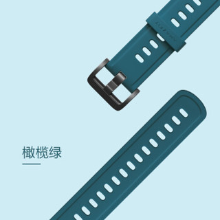 AMAZFIT 彩色硅胶表带22mm 橄榄绿