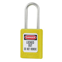 MASTERLOCK/玛斯特锁 工业安全挂锁 工程塑料锁 不锈钢锁梁 电力锁 S31 黄色