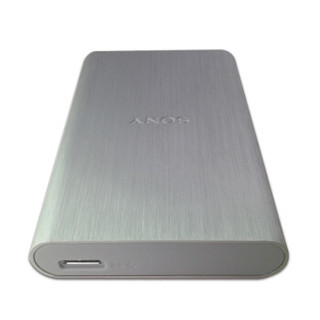 索尼（SONY）HD-E2A金属加密 USB3.1Gen1高速传输 2TB移动硬盘 （银色）