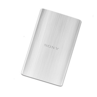 索尼（SONY）HD-E2A金属加密 USB3.1Gen1高速传输 2TB移动硬盘 （银色）