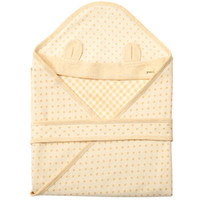 十月结晶婴儿抱被新生婴儿襁褓巾初生儿产房包被纯棉薄款 SH581圆点款