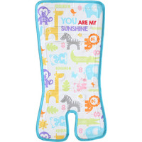 费雪(Fisher-Price)母婴 婴儿车冰垫 儿童凉席垫宝宝推车凝胶冰垫幼儿清凉垫夏季坐垫(蓝色)F1020