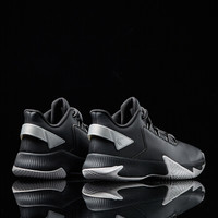 乔丹 篮球鞋男鞋高帮实战革面球鞋耐磨缓震运动鞋 XM3590109 黑色/白色 42