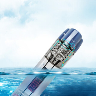 叶兹 YZZ  浮潜装备套装全干式呼吸管浮潜三宝全面罩京东防雾面镜潜水镜自成人游泳装备营  蓝 L/XL