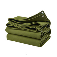 峨眉 防湿篷布 帆布蓬布4*6米 防水防油防雨布绿色雨棚布遮阳罩子（需定制）