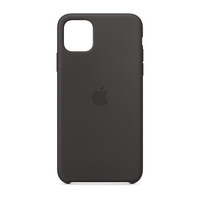 Apple iPhone 11 Pro Max 硅胶保护壳 - 黑色