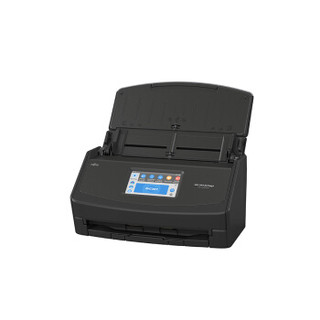 富士通（Fujitsu）ix1500扫描仪A4馈纸式高速高清彩色双面自动扫描 WIFI无线传输智能扫描仪（黑色）