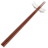 健民红檀木日式尖头筷子细尖家用寿司刺身日本实木料理筷套装和风