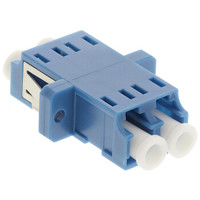 RS Pro欧时 LC 至 LC 单模 双工 蓝色 光纤适配器, 0.1dB 插入损耗