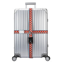 BUBM TLB 旅行拉杆箱十字捆绑带密码锁托运行李箱打包带 橙色