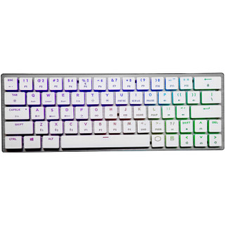 COOLERMASTER 酷冷至尊 SK621 64键 蓝牙无线机械键盘 白色 CherryMX矮轴 RGB