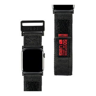 UAG 苹果手表表带运动系列回环款适用于 iwatch4/iwatch2 3  44/42mm 运动系列 黑色