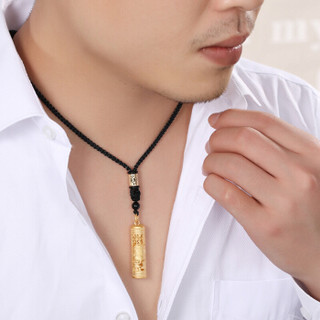 潮宏基 CHJ JEWELLERY 古法祥卷 足金黄金吊坠 计价 XPG30014907 约12.25g