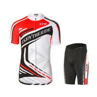 迈森兰 MYSENLAN 骑行服套装 男子春夏自行车骑行服骑行裤 17K-侠影短套红色 M