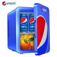 pepsi 百事 车载冰箱 6L小冰箱美妆冷藏车家两用学生寝室租房迷你小型冷暖箱