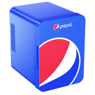 pepsi 百事 车载冰箱 6L小冰箱美妆冷藏车家两用学生寝室租房迷你小型冷暖箱