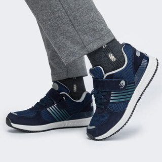 动力步 老人鞋透气散步休闲运动减震舒适网面健步安全防滑爸爸妈妈 DonLiBO D8852012 蓝色（男款） 43