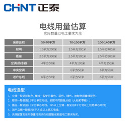 CHNT 正泰 电线电缆 BV2.5平方 50m