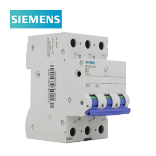 SIEMENS 西门子 5SN6 微型断路器空气开关家用空开自营 6KA 3P D63A 5SN63638CN