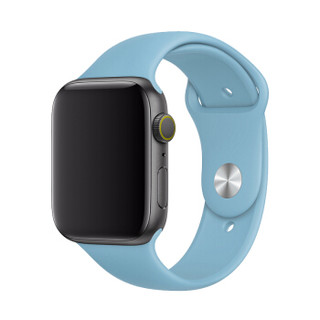 ESCASE apple watch5表带 苹果手表表带 适用apple watch4表带iwatch1/2/3代加长款42/44MM S02青春蓝