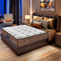 金海马（kinhom）防螨乳胶棉床垫床褥 双人 七区独立袋静音 席梦思弹簧床垫1.5米X1.9米X0.22米 WL029