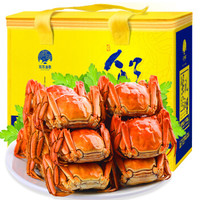 姑苏渔歌 大闸蟹现货实物活鲜礼盒698型 公2.5-2.9两/只 母1.8-2.2两/只 3对6只装螃蟹 海鲜水产