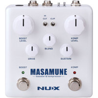 Nux激励压缩单块效果器电吉他电箱琴通用 Masamune白色