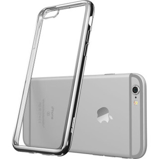 亿色（ESR）iPhone6/6s手机壳/保护套 4.7英寸苹果6/6S手机套 硅胶透明防摔软壳 初色晶耀系列 流星银