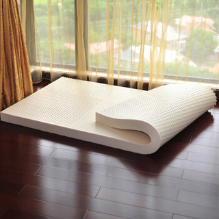 艾薇 床垫家纺 天然泰国乳胶垫2.5CM高 双人榻榻米床垫可折叠床褥子薄垫 180*200*2.5cm
