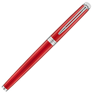 威迪文（WATERMAN）隽雅 彗星红白夹墨水笔