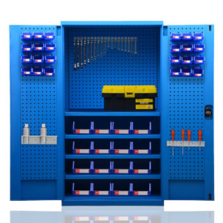 佐盛重型工具柜整理柜车间工具收纳箱铁皮柜带挂板钢制资料柜60CM深 款式3