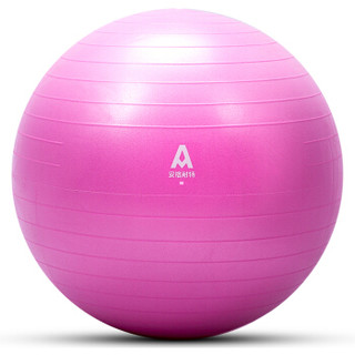 安格耐特 防滑65cm瑜伽球 加厚防爆孕妇助分娩健身球 粉色