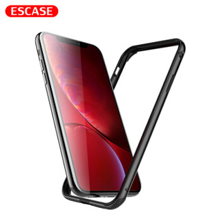 ESCASE 苹果11pro手机壳iphone11pro保护套 防摔保护套保护边框 加厚软内衬硬外壳 曜石黑