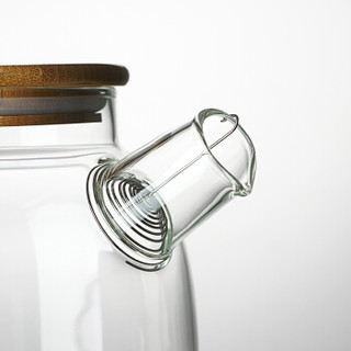 优淘客 冷水壶玻璃耐热凉水壶大容量过滤果汁壶茶壶 1.6L
