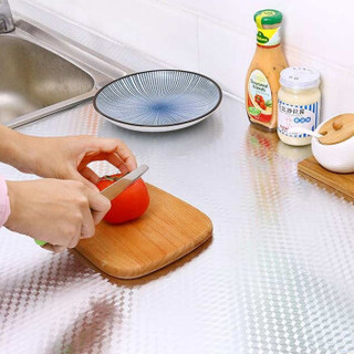 意尔嫚 厨房贴纸自粘防水防油耐高温铝箔